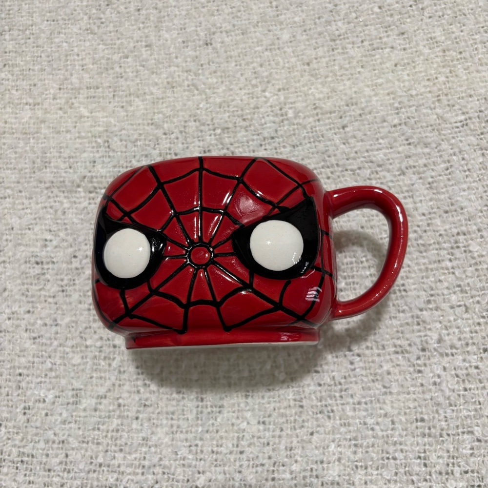 marvel spider-man funko pop collectable ceramic mug comic disney superhero merch